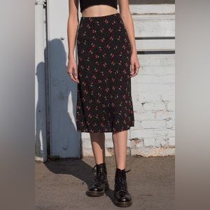 NWOT Brandy Melville Cherry Phoebe Skirt